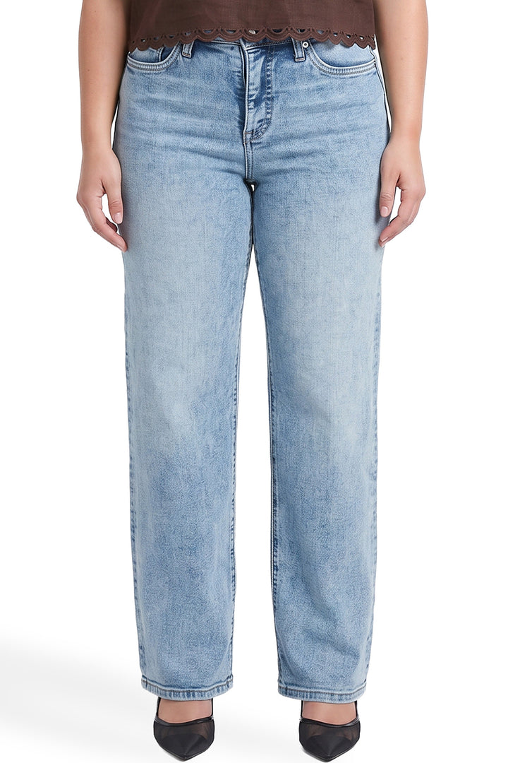 Plus Hailey High Rise Wide Leg Jeans