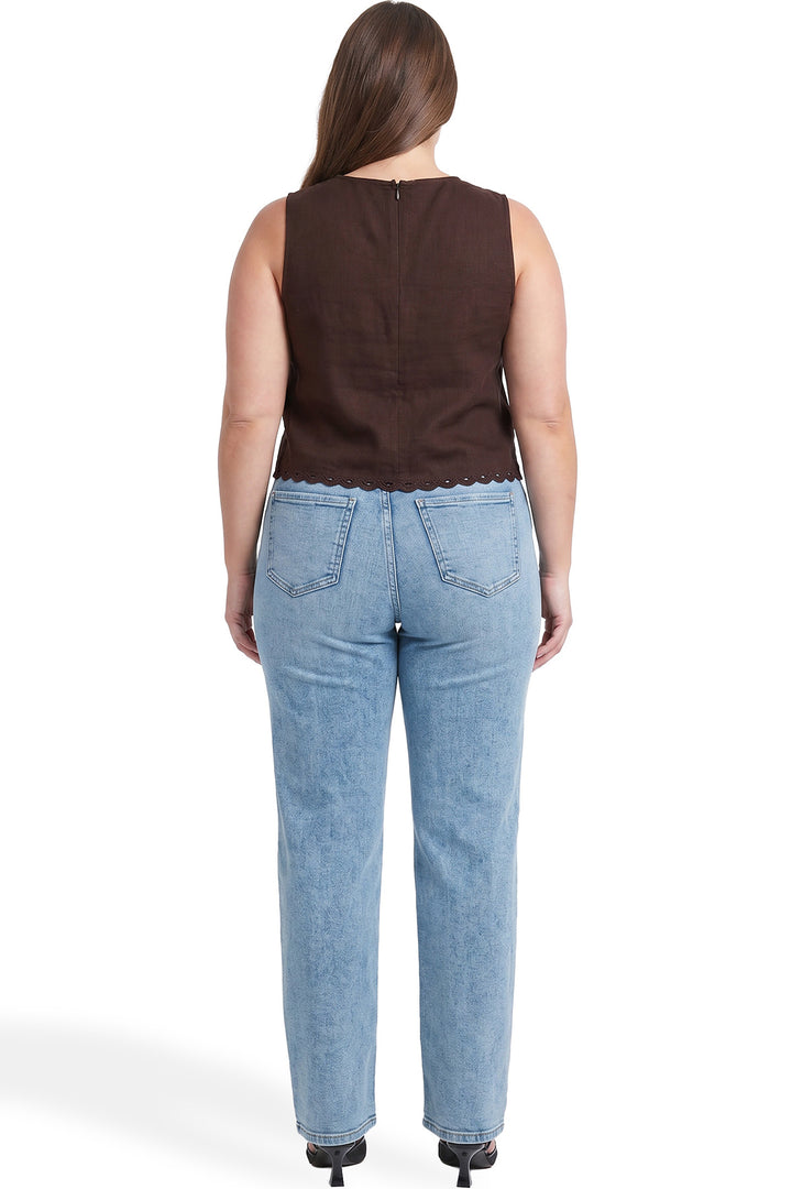 Plus Hailey High Rise Wide Leg Jeans