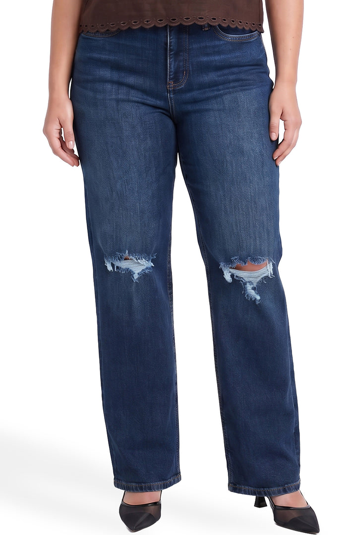 Plus Hailey High Rise Wide Leg Jeans