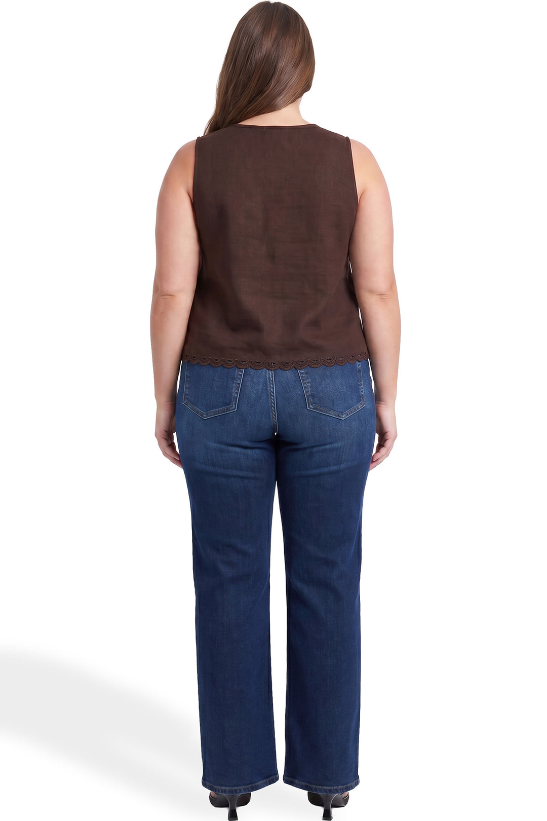 Plus Hailey High Rise Wide Leg Jeans
