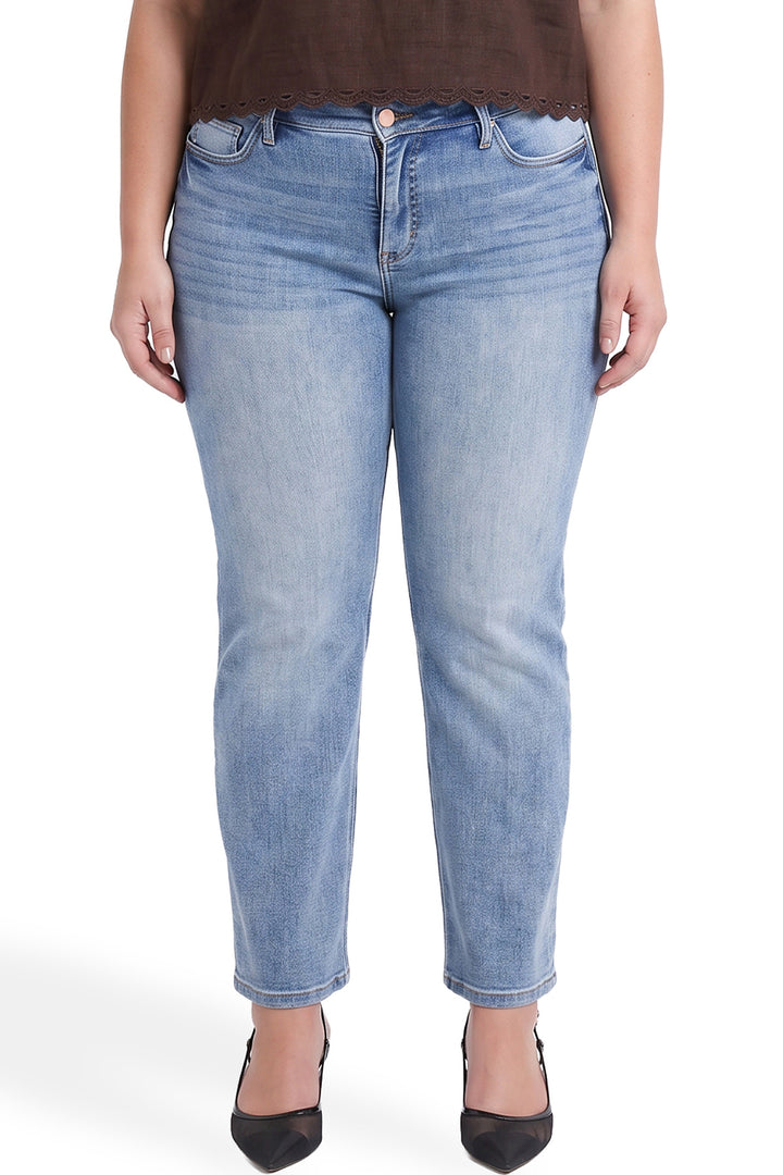 Plus Hailey High Rise Slim Wide Leg Jeans