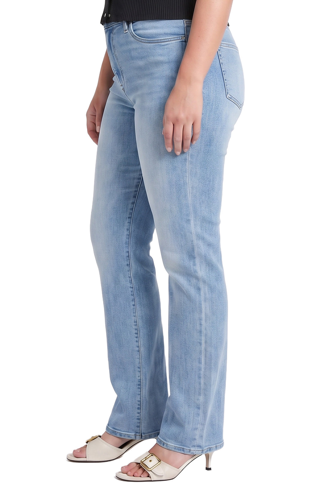 Plus Hailey High Rise Wide Leg Jeans