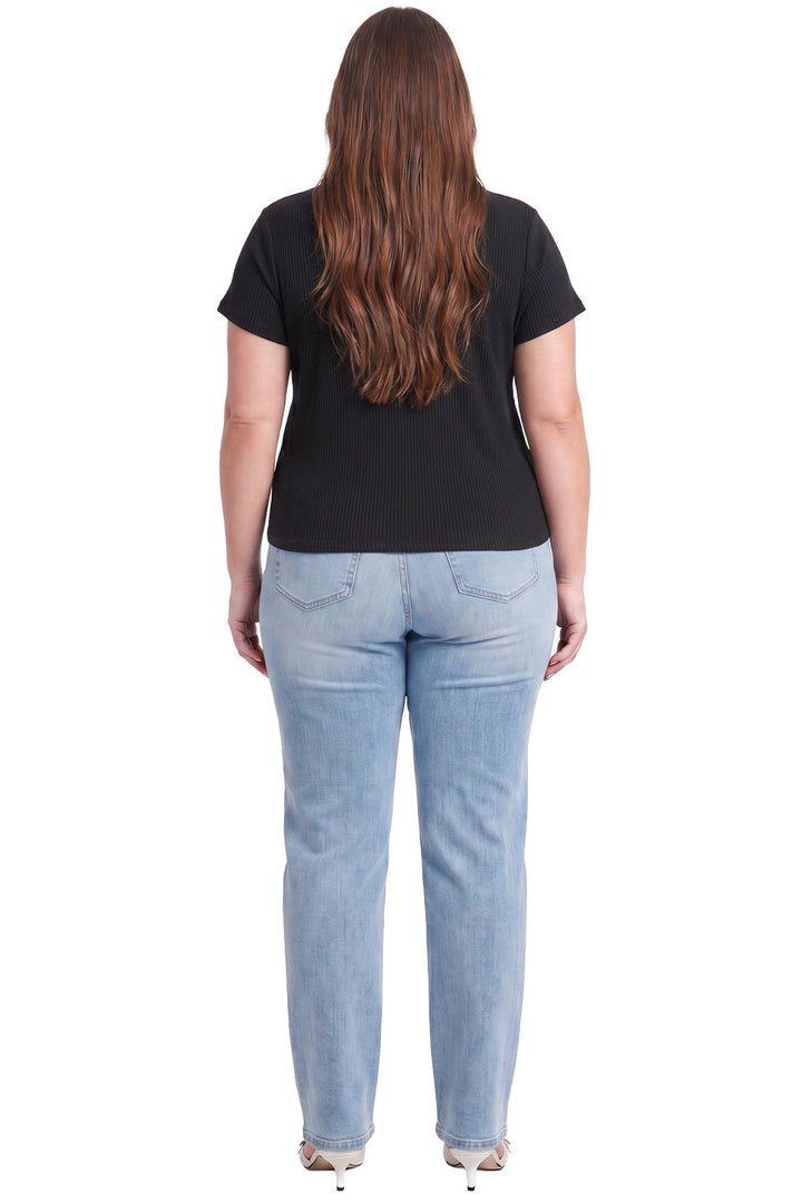 Plus Hailey High Rise Wide Leg Jeans