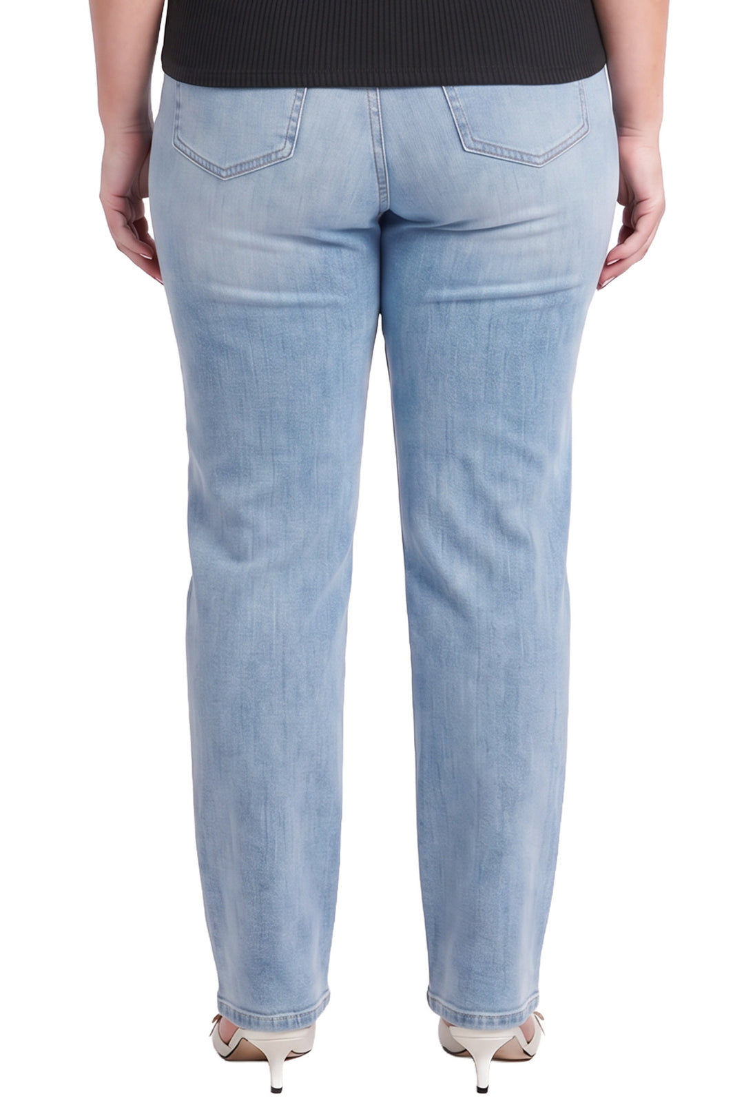 Plus Hailey High Rise Wide Leg Jeans