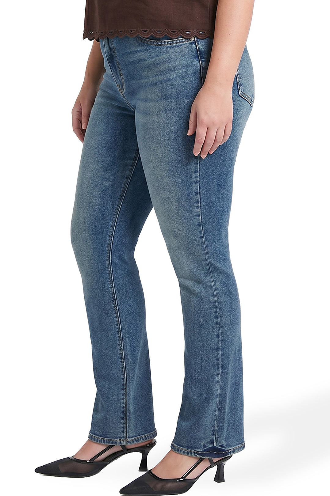 Plus Mia High Rise Western Bootcut Jeans