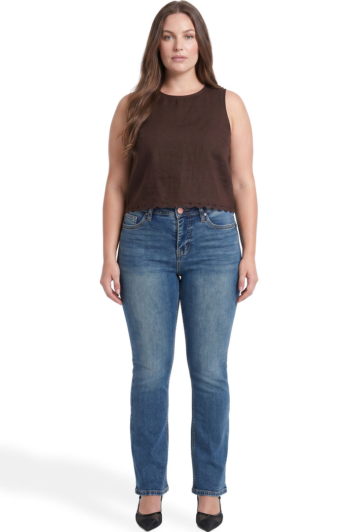 Plus Mia High Rise Western Bootcut Jeans