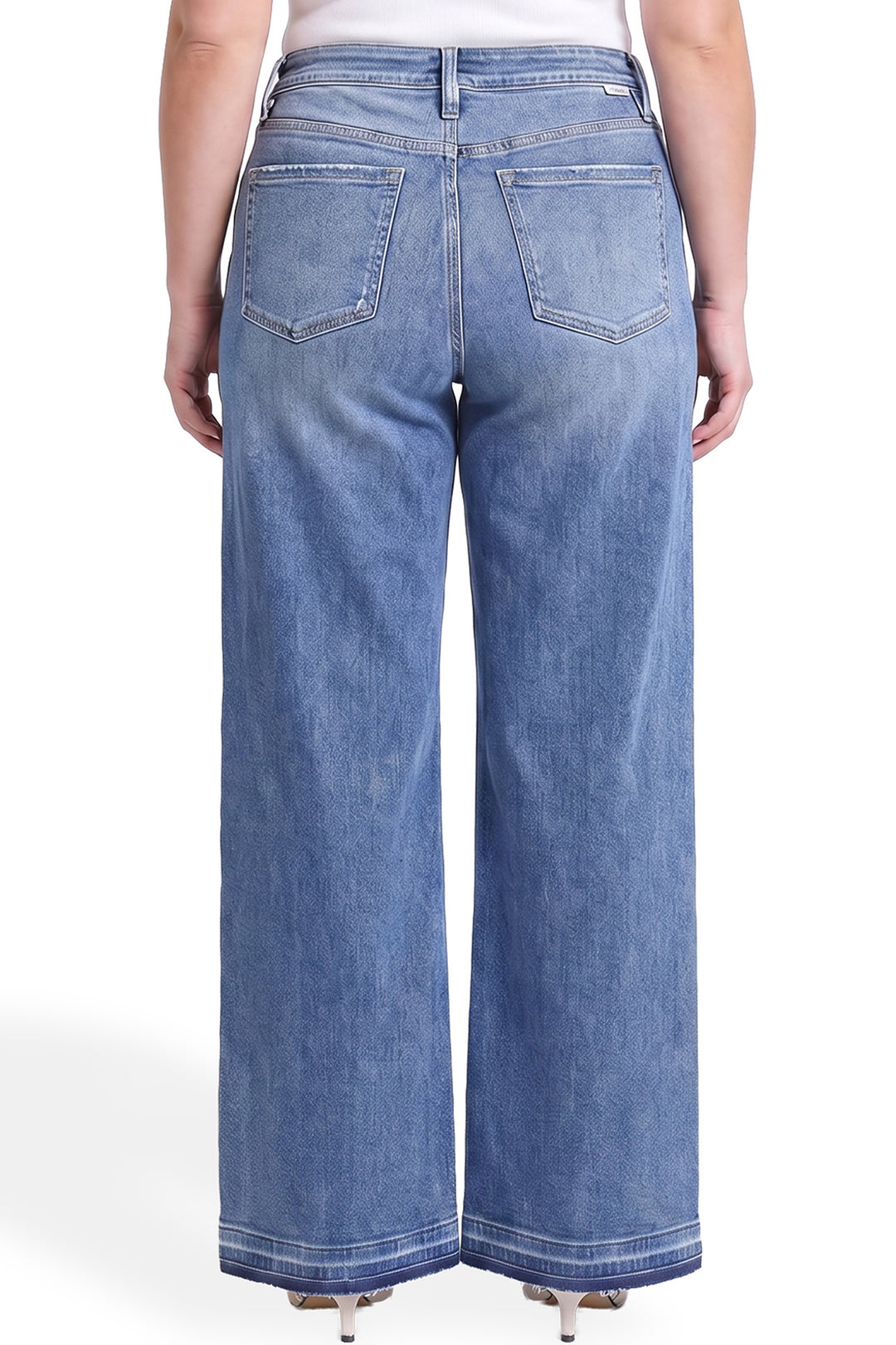 Plus Hailey High Rise Wide Leg Jeans