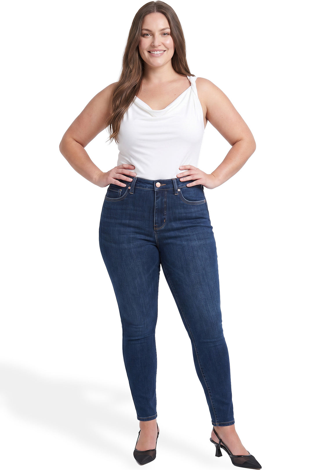 Plus Sophie High Rise Skinny Jeans