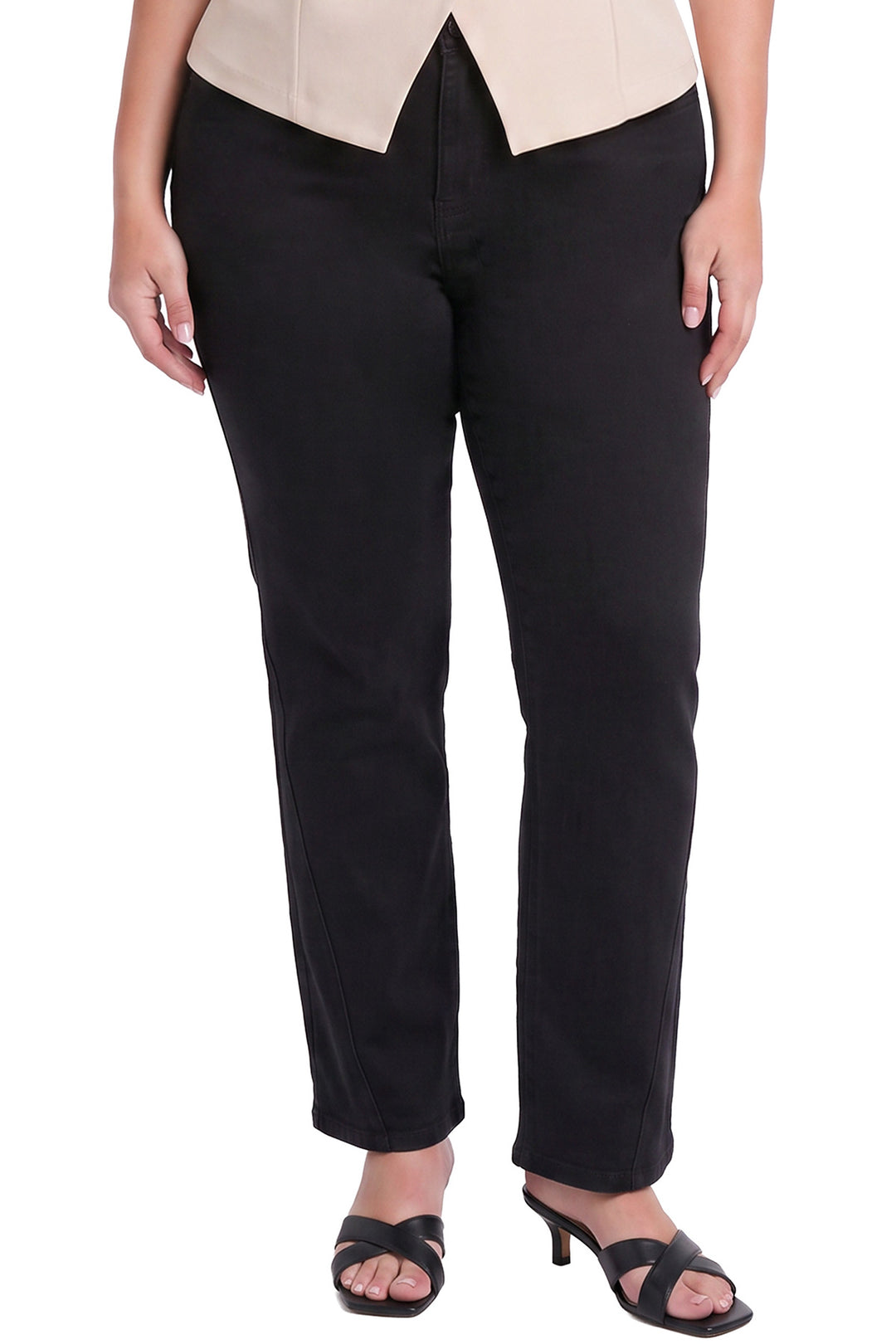Plus Hailey Essential Wide Leg Jeans