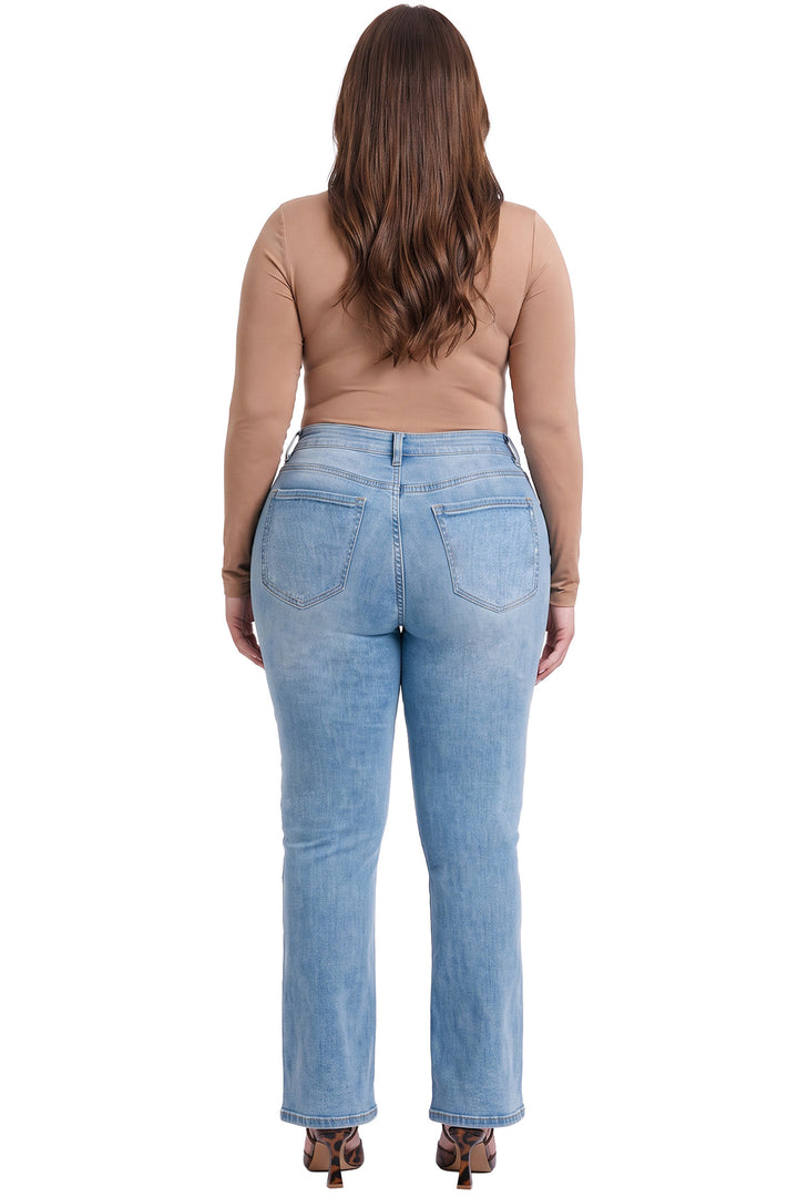 Plus Mia Studded Bootcut Jeans