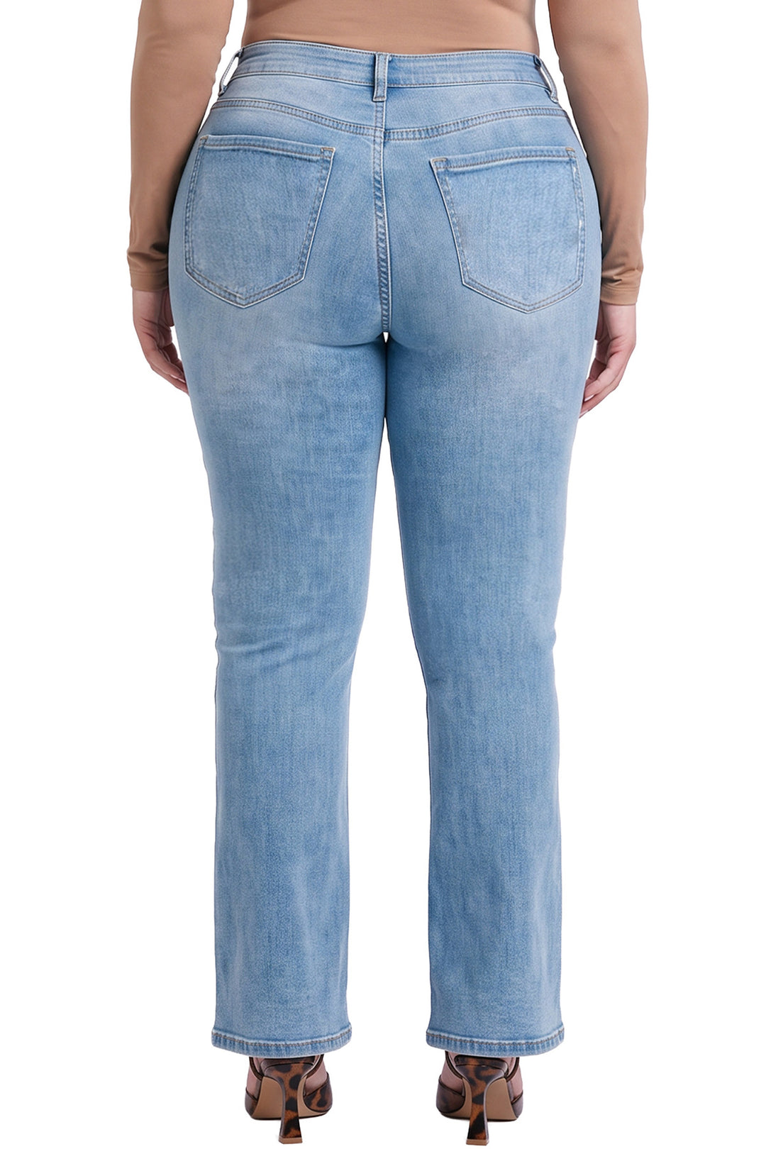 Plus Mia Studded Bootcut Jeans
