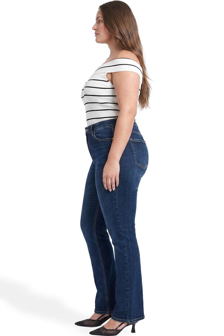 Plus Mia High Rise Crossover Bootcut Jeans