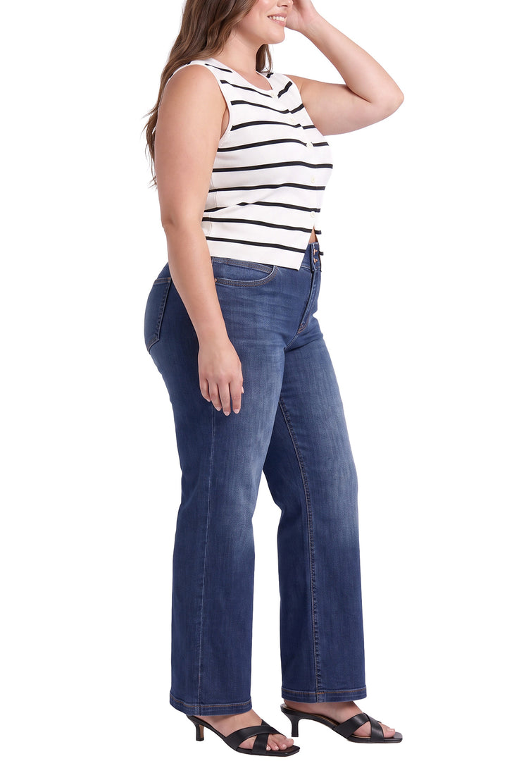 Plus Hailey Western Diva Wide Leg Jeans