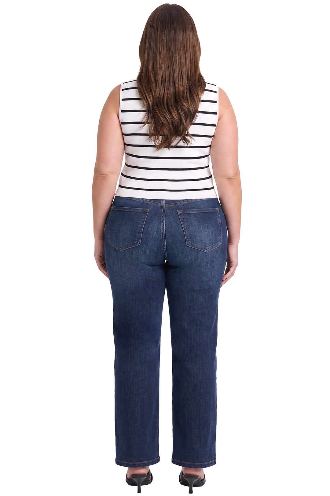 Plus Hailey Western Diva Wide Leg Jeans