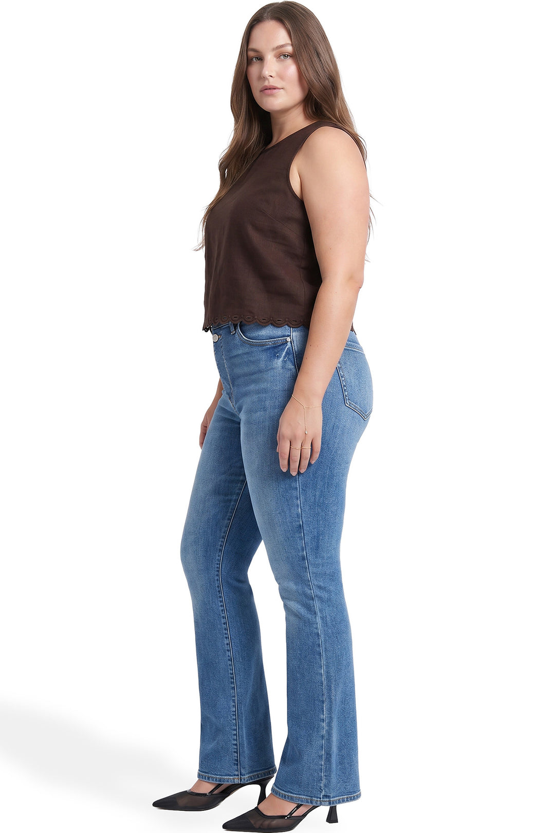 Plus Mia High Rise Essential Slimmers Bootcut Jeans - Inseam Program