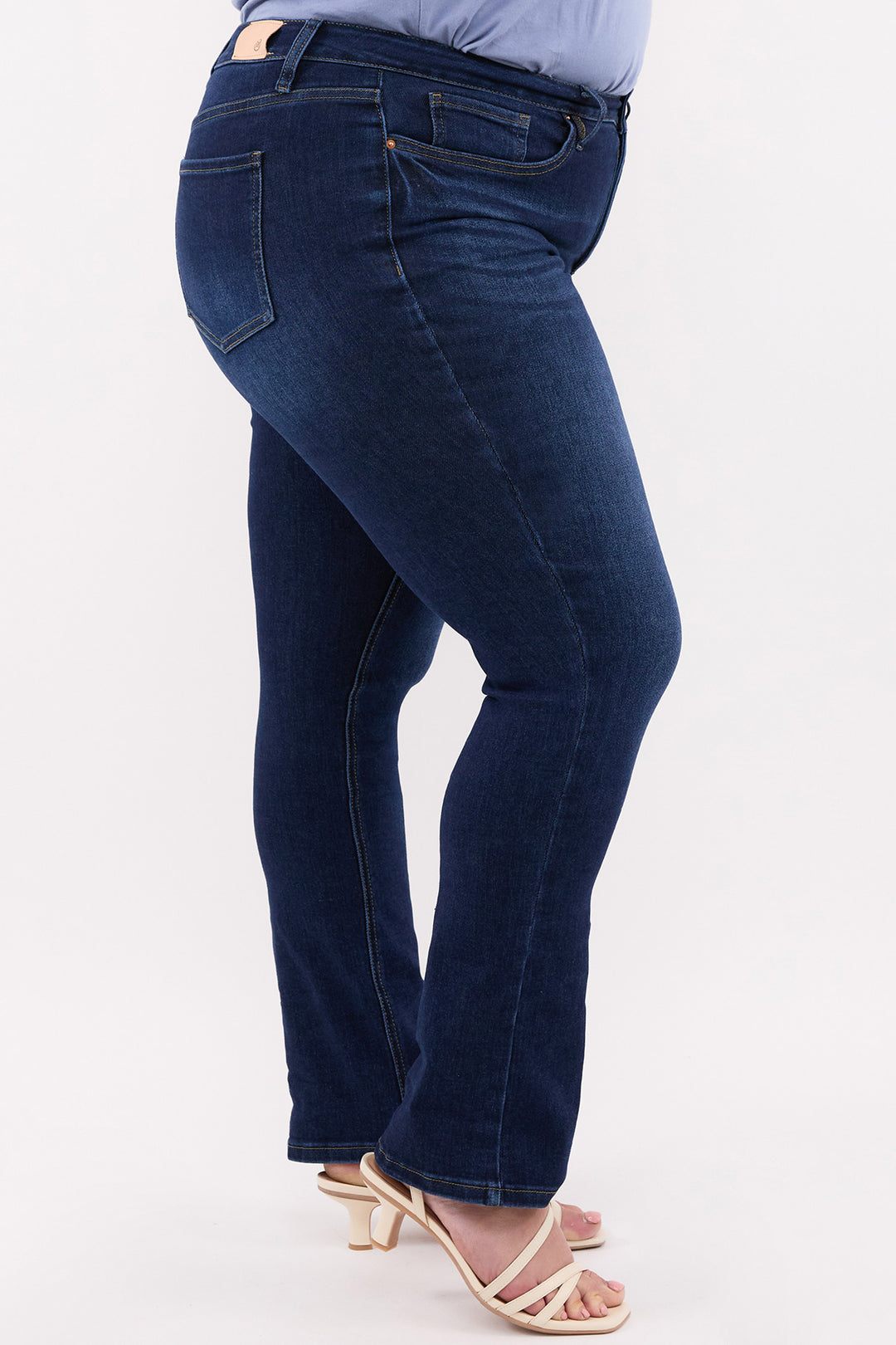 Plus Dylan High Rise Straight Leg Jeans-ZP197232