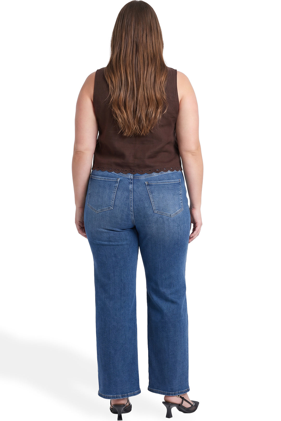 Plus Dylan High Rise Straight Leg Jeans