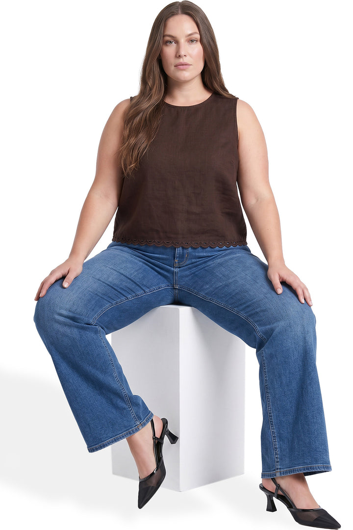 Plus Dylan High Rise Straight Leg Jeans