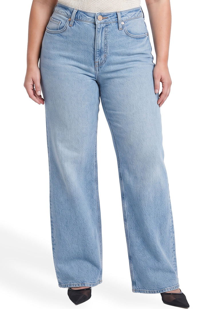 Plus Chloe High Rise Wide Leg Jeans