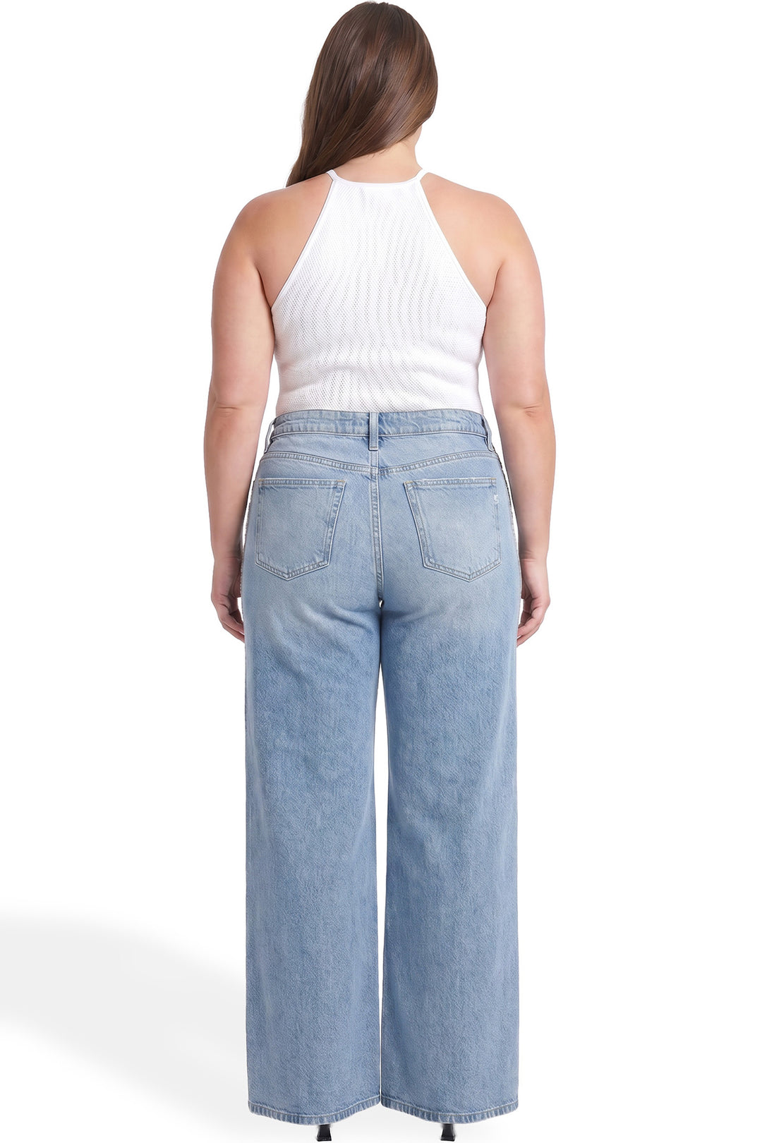 Plus Chloe High Rise Wide Leg Jeans