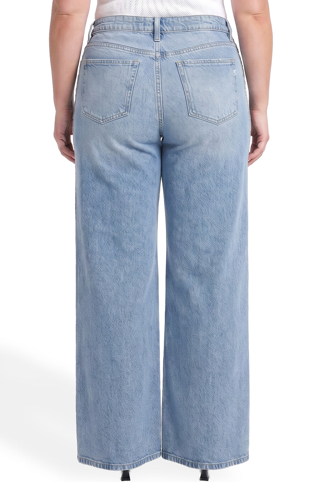 Plus Chloe High Rise Wide Leg Jeans