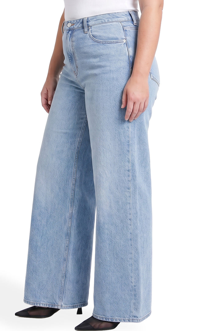 Plus Chloe High Rise Wide Leg Jeans