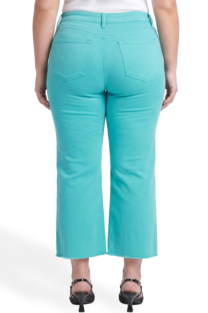 Plus Chloe High Rise Cropped Wide Leg Jeans