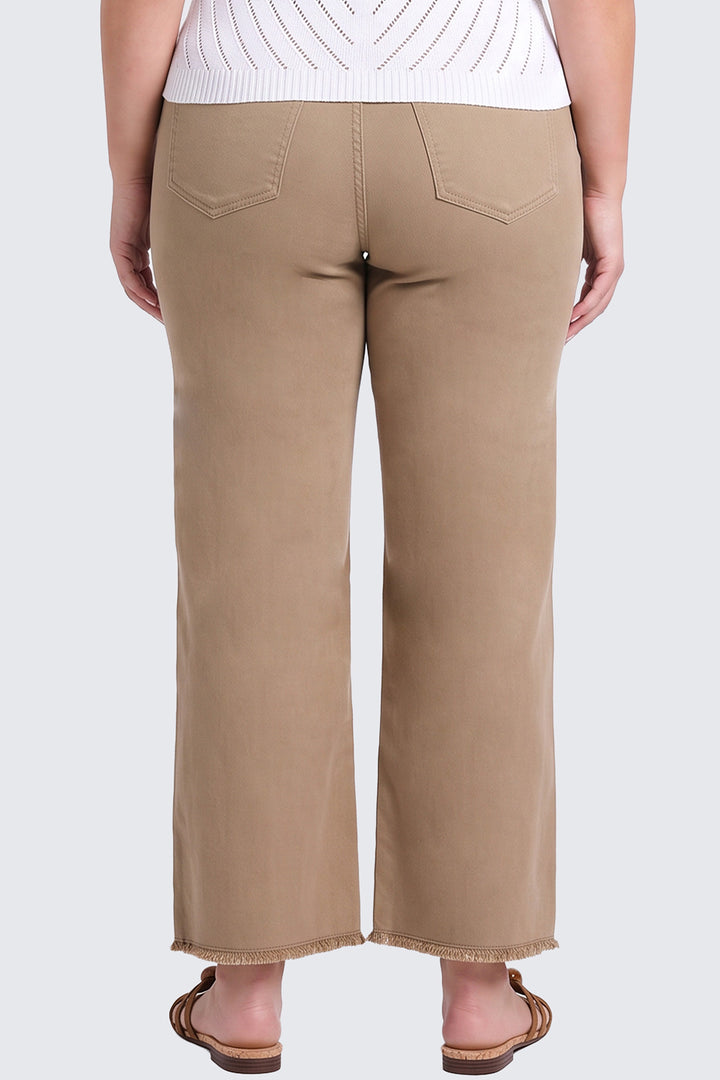Plus Chloe High Rise Cropped Wide Leg Jeans
