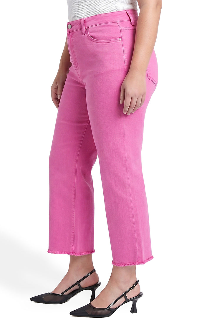 Plus Chloe High Rise Cropped Wide Leg Jeans