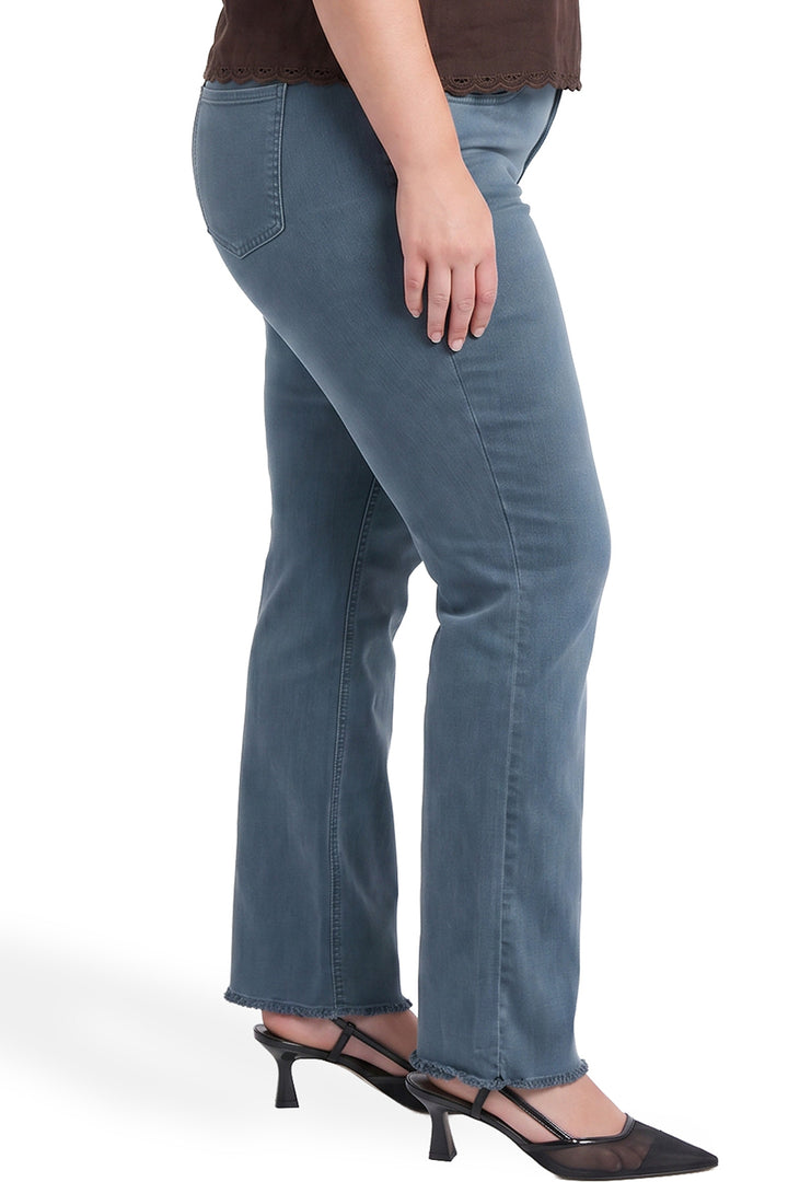 Plus Chloe High Rise Frayed Wide Leg Pants