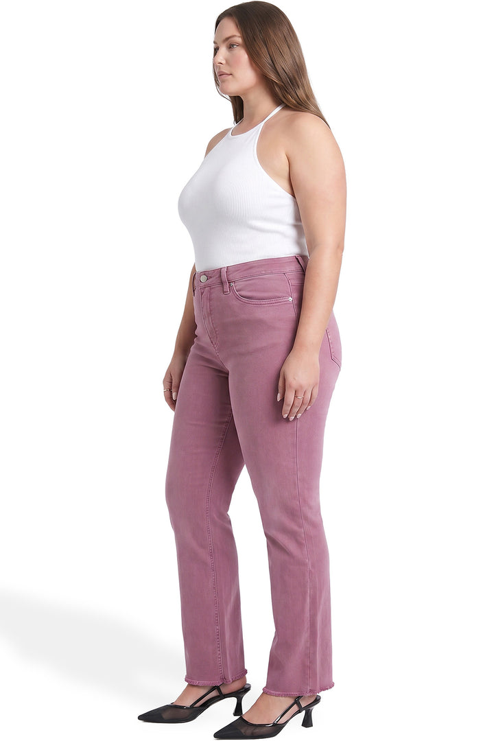 Plus Chloe High Rise Frayed Wide Leg Pants