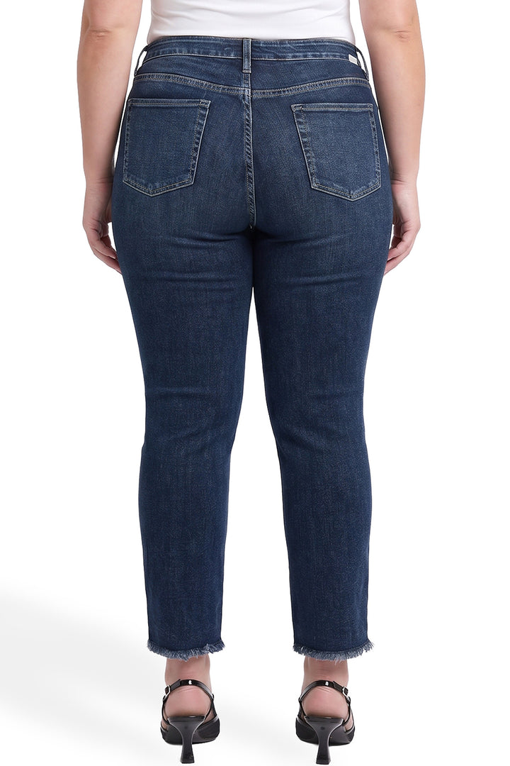 Plus Dylan High Rise Cropped Straight Leg Jeans