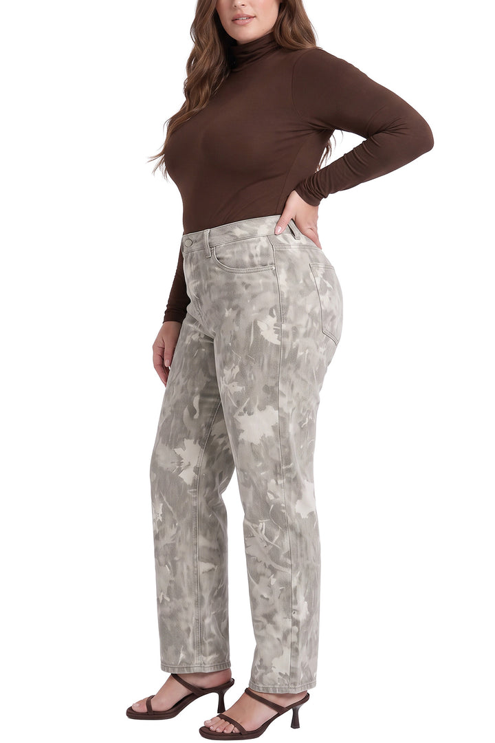 Plus Stella Barrel Printed Jeans