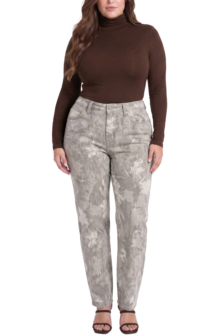 Plus Stella Barrel Printed Jeans