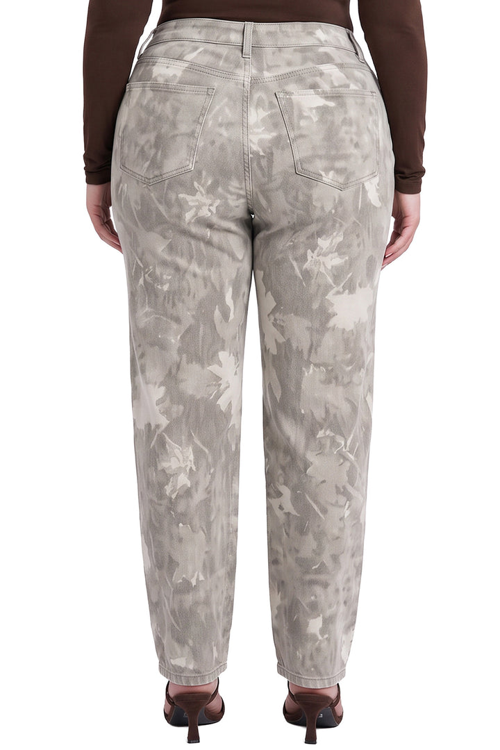 Plus Stella Barrel Printed Jeans