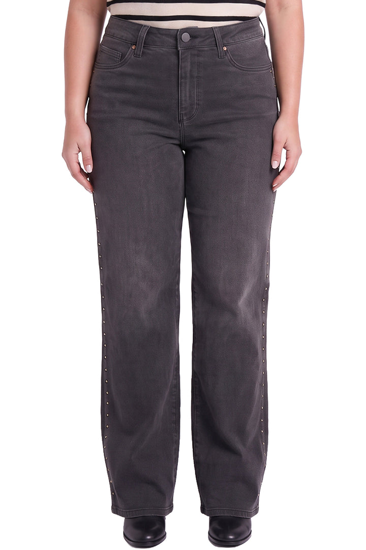 Women's Plus Chloe Wide Leg With Studs Jeans