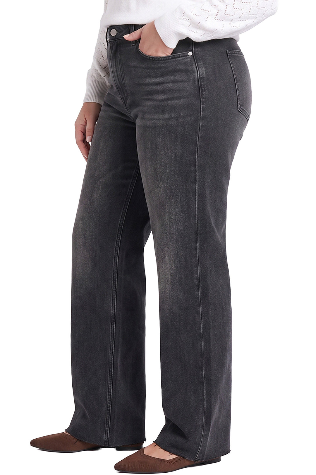 Plus Hailey Wide Leg Jeans