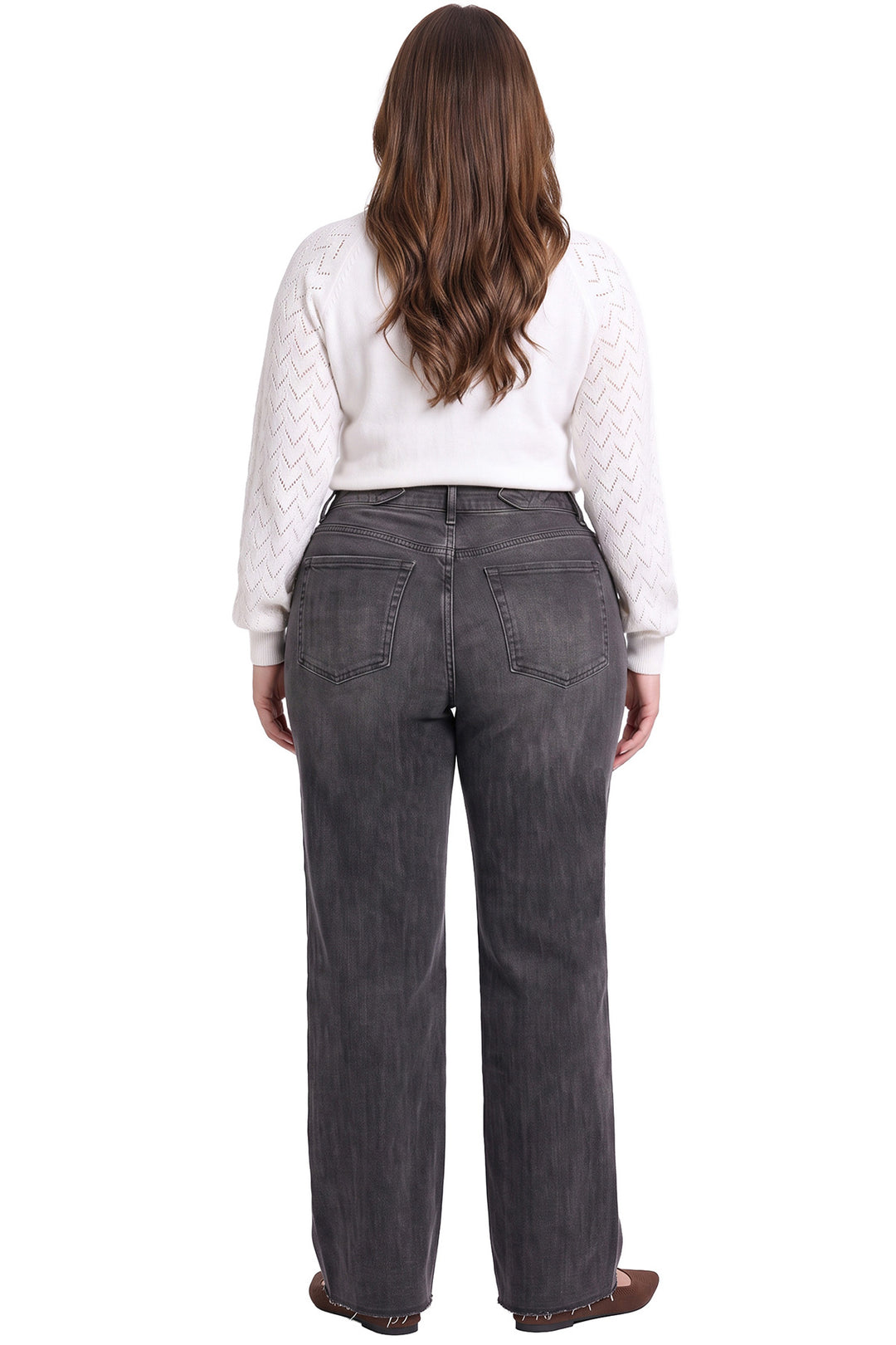 Plus Hailey Wide Leg Jeans