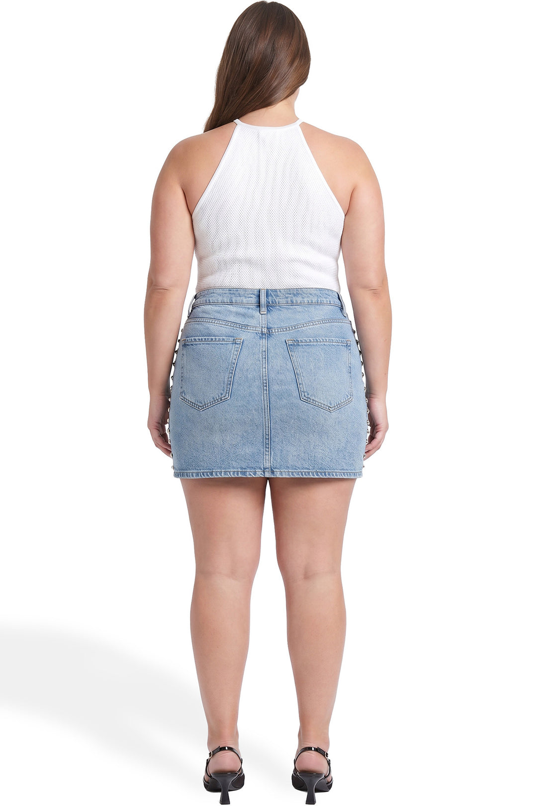 Plus Studded Skort