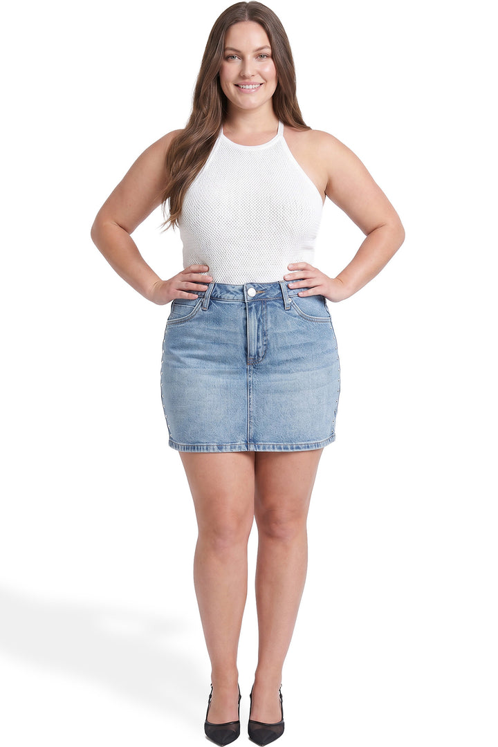 Plus Studded Skort