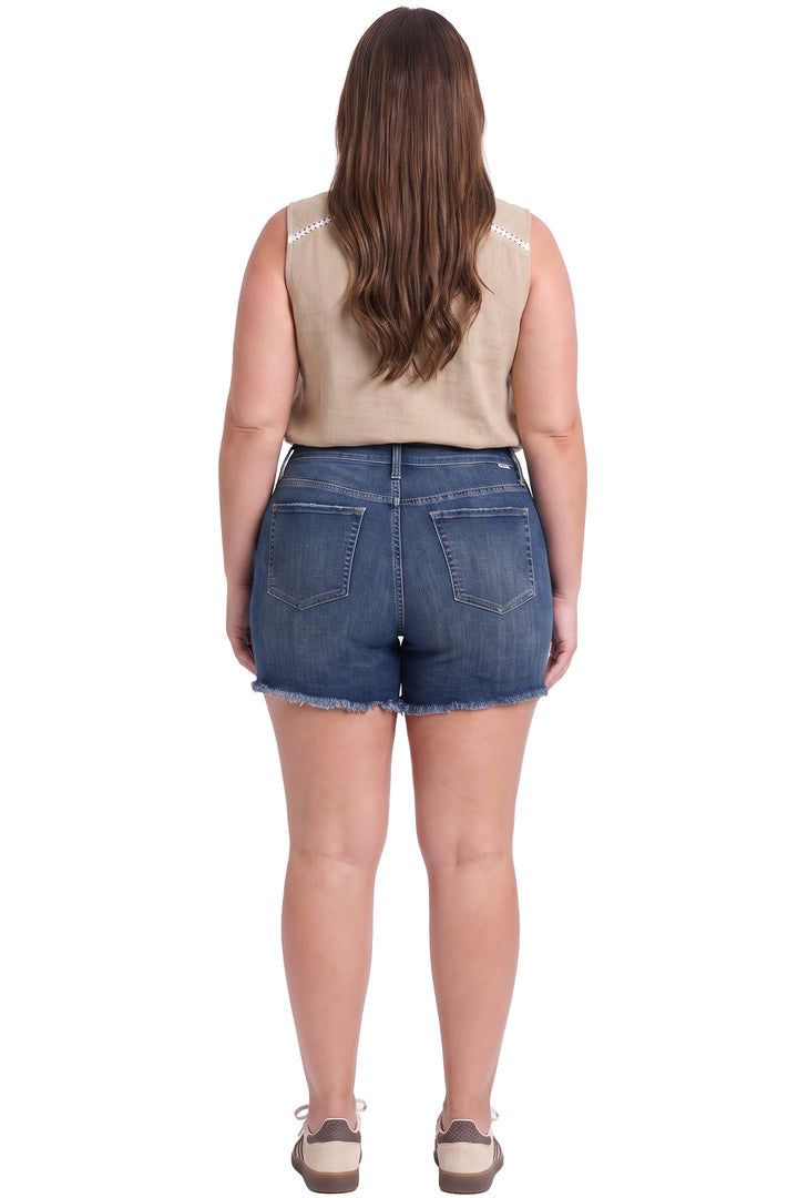 Plus Essential Fray Hem Shorts